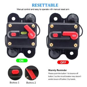 30A 40A 50A 60A 80A 100A 125A 150A 200A 250A 300A автоматические выключатели с крышкой амперный выключатель с ручным сбросом - Product Image 5