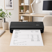 Xprinter BP1 2026 Nouveau produit Mini imprimante thermique sans encre pour voyage, compatible avec le papier thermique mixte A4 A5 B5, compatible avec les smartphones et les ordinateurs portables