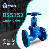 Valvola a globo in ghisa sferoidale J41T-16Q BS5152 PN16 DN50 con flangia e sigillatura a saldatura in rame EAC CE WRAS, 2 anni di garanzia, DN50-DN300