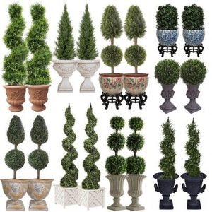 Grandes plantes artificielles tropicales de 1,20 m (2 pièces) – Faux palmiers en plastique au toucher réel pour la décoration de la maison et du jardin - Product Image 5