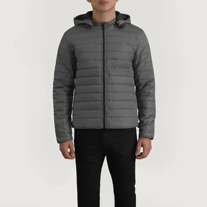 Fabricante de Ropa de Invierno, Chaqueta Acolchada para Hombre, Ligera, Informal, con Logotipo Personalizado - Product Image 6