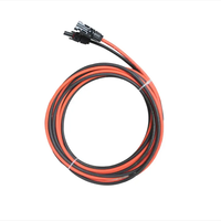 Entrega rápida Conectores de panel de energía fotovoltaica solar Cable IP67 Macho Mini Usb Hembra Tablero Cobre plateado