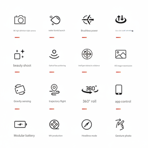 M2 Water Bullet Versión Motor sin escobillas Drone Fotografía de alta definición Quadcopter plegable Flujo óptico Evitación de obstáculos - Product Image 1