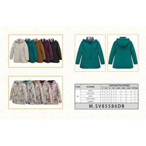 Giacche lunghe classiche da donna con fodera felpata in Nylon traspirante e cappotti con motivo a stampa XS-XL taglie forti per la stagione autunnale - Product Image 1