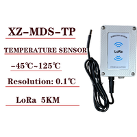 Transmetteur de température sans fil LoRa, capteur de température IP65 avec sonde détachable, transmission sur 5 km pour la surveillance industrielle