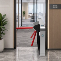 Nouveau tourniquet trépied de luxe en acier inoxydable 304, moteur sans balais, étanche IP64, infrarouge anti-écrêtlement, pour entreprise et bureau, RoHS CE