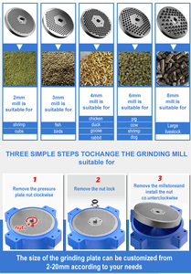 เครื่องอัดเม็ดอาหารปลาสัตว์ ไก่สัตว์ปีก ฟาร์มอื่น ๆ สําหรับการผลิตโรงงาน เครื่องอัดเม็ดอาหารสัตว์ - Product Image 5