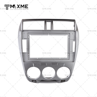 Offre de réduction Pièces de voiture Cadre de panneau 10 pouces pour Honda City 2006-2013 Installation de radio de voiture Cadre de tableau de bord Cadre de stéréo de voiture