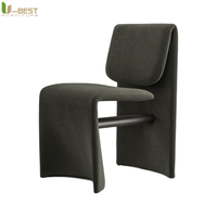 Chaise de salle à manger U-best Nordic moderne en bois massif avec dossier et accoudoirs en cuir, haut de gamme, pour restaurant et hôtel, nouvelle chaise de salle à manger