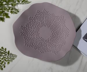 Piring Hias Modern Merlin Living, Peralatan Makan Keramik Tanpa Glasir, Piring Buah Dekoratif, Mangkuk Buah Porselen untuk Piring Keramik - Product Image 3