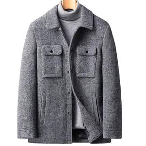 Chaqueta de lana para hombre Chaqueta de lana superventas Ropa de moda Chaqueta de lana para venta en línea - Product Image 1