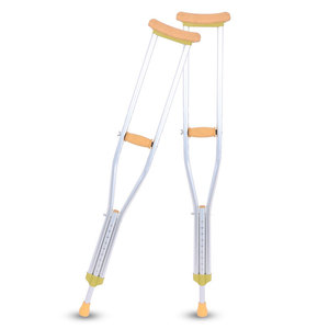 Offre Spéciale En Alliage D'aluminium Aisselles <span class=keywords><strong>Béquilles</strong></span> Axillar <span class=keywords><strong>Béquilles</strong></span> Pour la vente en gros - Product Image 1