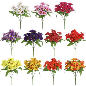 Bouquet de fleurs artificielles Guanyi, fleurs en soie pour mariage, décoration intérieure et extérieure - Product Image 2