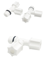 1/4 conectores macho JACO conector de compresión de plástico para sistemas de ósmosis inversa enfriador de agua de filtración de agua