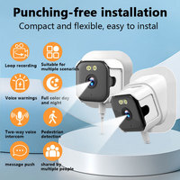 Compacte 2K HD Dual Band 2,4G en 5,8G Full Color Nachtzicht Tweerichtingsaudio Gratis Cloud Opslag Alexa Smart Window Camera