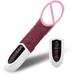 Mainan seks tongkat Vibrator Dildo tampilan LED, mainan masturbasi vagina realistis, Vibrator Dildo untuk pria wanita, stimulasi Anal - Product Image 1
