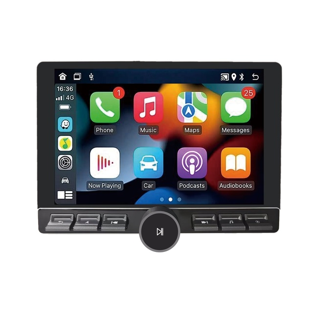 Universal 10.1" Touch Screen Car Radio Android Portable Car Stereo Car Dvd Player 1280x720 HD with Android Auto Wireless Carplay