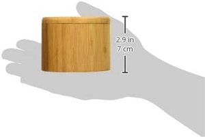 Hình chữ nhật tre muối hộp với Laser khắc logo từ nắp gia vị container cho Bền lưu trữ tổ chức - Product Image 6