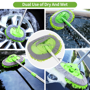 Venta caliente 6 en 1 Car Washer Microfiber Car Wash Mop Kit Multifunción Chenille Cepillo de limpieza, Kit de limpieza de automóviles - Product Image 4