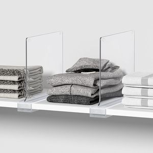 Separadores de Acrílico Personalizados de Alta Calidad para Estantes de Libros, Organizador de Ropa, Separador de Plástico para Estantes de Supermercado - Product Image 3