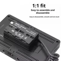 D-TAP NP-F550/970 moniteur de batterie factice double face sans fil lumière LED Transmission vidéo V-Mount alimentation accessoires de caméra