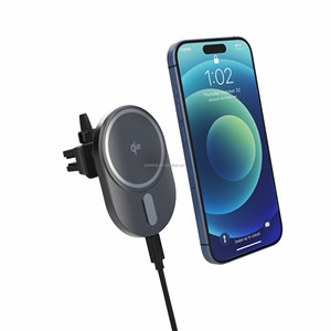 Chargeur de téléphone magnétique pour voiture 15W, rechargeable, fixation magnétique puissante, charge rapide sans fil, type-C, téléphone portable - Product Image 6