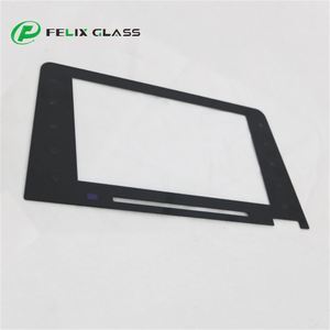 Verre trempé transparent de 3 mm, coloré, sensible au toucher, pour panneau automobile, avec impression sérigraphique à bords polis - Product Image 2