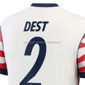 Maillot de football blanc domicile Giovanni <span class=keywords><strong>Reyna</strong></span> 2026 de qualité supérieure, prêt à être expédié - Product Image 2