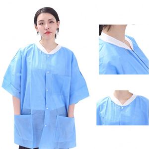 เสื้อกาวน์แล็บแบบเต็มตัว ได้รับการรับรองมาตรฐาน CE - Product Image 1