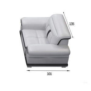 Divano combinato elettrico multifunzionale in pelle di lusso alla moda - Product Image 6