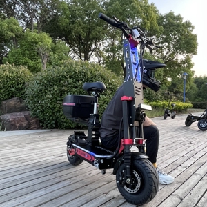 Mạnh mẽ 8000W 10000W E Scooter 15000W động cơ kép tốc độ cao 100-120km xe điện 200 km phạm vi với giỏ ghế cho người lớn - Product Image 5