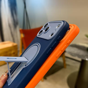 เคสโทรศัพท์แบบแม่เหล็กติดตั้งได้ทันทีสำหรับ iPhone 17 Pro Max ป้องกันแรงกระแทก สองสี 2-in-1 สำหรับ iPhone 16/11/13/17 - Product Image 2