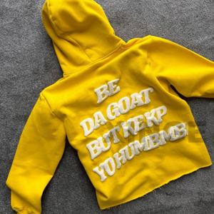 Sudaderas con Capucha Extra Grandes de Alta Calidad para Hombre, Diseño Cuadrado y Corto, 500 g/m², Impresión Puff, Personalizadas por el Fabricante - Product Image 5