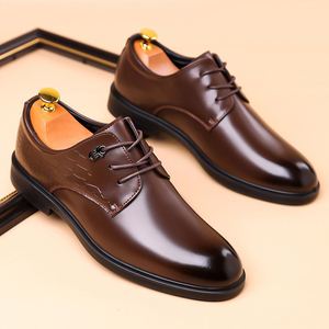 New Classic Fashion Men's Professional Formal Dress Leather Shoes-Elegant Business Casual Office Wear - Product Image 2