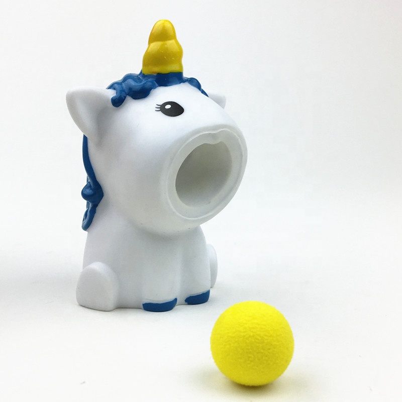Стресс-помощь маленький пластик ПВХ мультфильм игрушки Единорог Мягкая игрушка