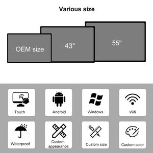 Table de jeu intelligente avec écran tactile capacitif Android 21,5 pouces, écran LCD, chargeur sans fil, table basse intelligente pour la maison - Product Image 6