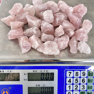 Cristalli Naturali Curativi, Ghiaia di Quarzo Rosa Lucidato, Pietra Grezza per Guarigione Spirituale - Product Image 6