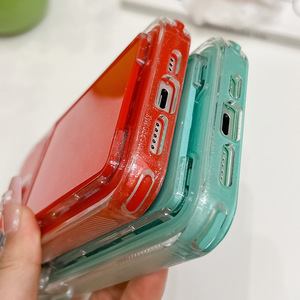 Étui de téléphone pour iPhone avec porte-cartes pailleté, coque intégrale en TPU et PC avec miroir pour Apple 15 Pro - Product Image 3