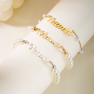 Collana a catena per clavicola in oro sottovuoto in acciaio inossidabile ciondolo moda donna per la <span class=keywords><strong>festa</strong></span> <span class=keywords><strong>della</strong></span> <span class=keywords><strong>mamma</strong></span> - Product Image 2