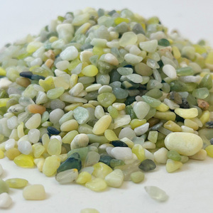 Chất Lượng Cao Bền Thân Thiện Với Môi Tự Nhiên Trang Trí Màu Xanh Lá Cây Sỏi Đá Cuội Sỏi Cho Vườn Cảnh Quan Biệt Thự Trang Trí - Product Image 3