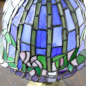 LongHuiJing Stained Glass Lamp Fabulous 8" Water Lily Style Glass Tiffany Home Decor Lamps - Product Image 5