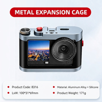 Cage en aluminium pour DJI Osmo Action 6, cadre de protection métallique avec support griffe froide et trous de vis 1/4, accessoires pour caméra d'action