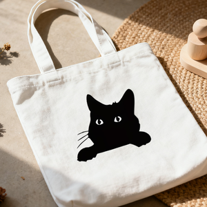 Nouvelle arrivée transfrontalière Hongcai Unique Adorable chat noir <span class=keywords><strong>Silhouette</strong></span> Logo encre blanche Durable <span class=keywords><strong>transfert</strong></span> de chaleur vêtements d'impression - Product Image 5