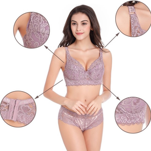 Grande <span class=keywords><strong>taille</strong></span> soutien-gorge réglable Push up dentelle soutiens-gorge pour femmes Bralette haut court sous-vêtements Sexy Lingerie brassière <span class=keywords><strong>34</strong></span> <span class=keywords><strong>taille</strong></span> - Product Image 4