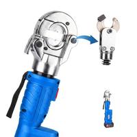 Herramienta Hidráulica Portátil con Juego de 11 Matrices y Conectores de Cable Tipo C para Reparación Automotriz con Alivio Automático de Presión