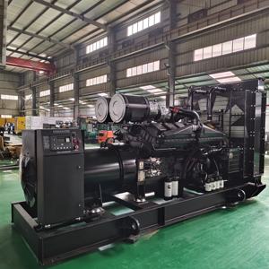 Дизельный генератор Cummins KTA38-G9 открытого типа, 600 кВт, 800 кВт, 1000 кВт, 1250 кВА, трехфазный, для электростанций - Product Image 1