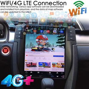Autoradio multimédia Android 13 de style Tesla 128 Go avec écran, lecteur vidéo, 4G LTE, Carplay, GPS, unité centrale stéréo pour Civic 2016 2017 - Product Image 5