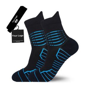 Short Ankle Running Cotton Block Farbe Kunden spezifisches Logo Athletic Sport Socken Golf Sand Socken für Beach Soccer Golf Socke - Product Image 1