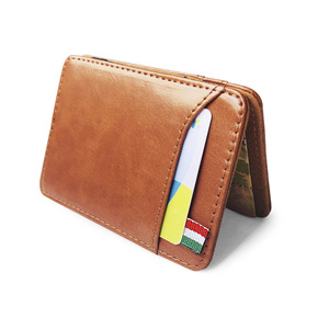 Người đàn ông của Retro PU Leather Wallet với túi ma thuật Tính năng Cross-Border <span class=keywords><strong>Coin</strong></span> Purse và thẻ kinh doanh - Product Image 5