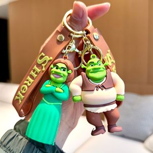 Porte-clés de dessin animé <span class=keywords><strong>Shrek</strong></span> en gros, poupée exquise pour couple, accessoires de sac à dos et de voiture, petits objets suspendus - Product Image 3